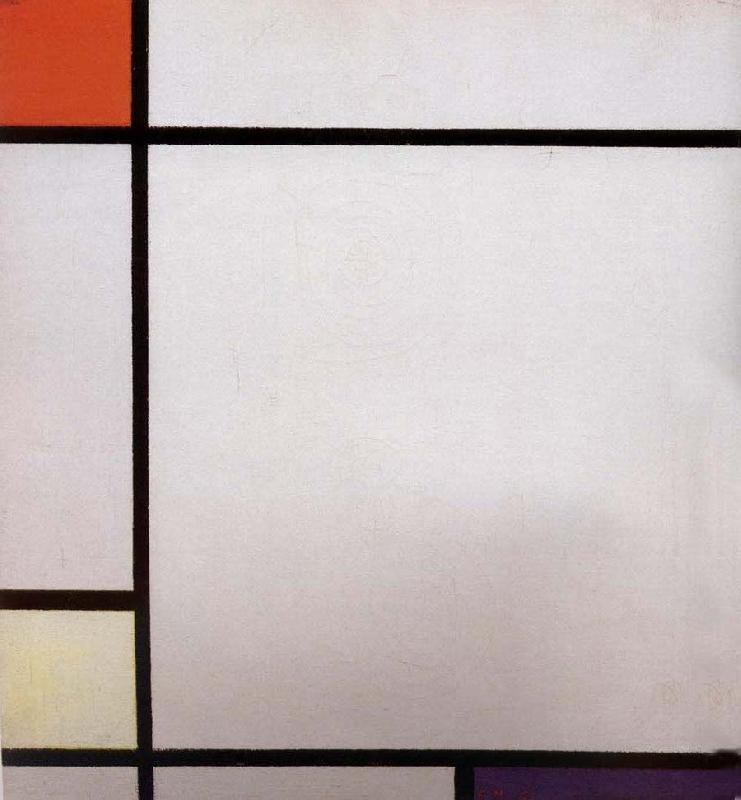 Piet Mondrian Conformation with red yellow blue